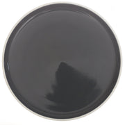 Grey Ceramic Quarter Plate 8 Inch – Modern Glossy Side Plate - Habitt