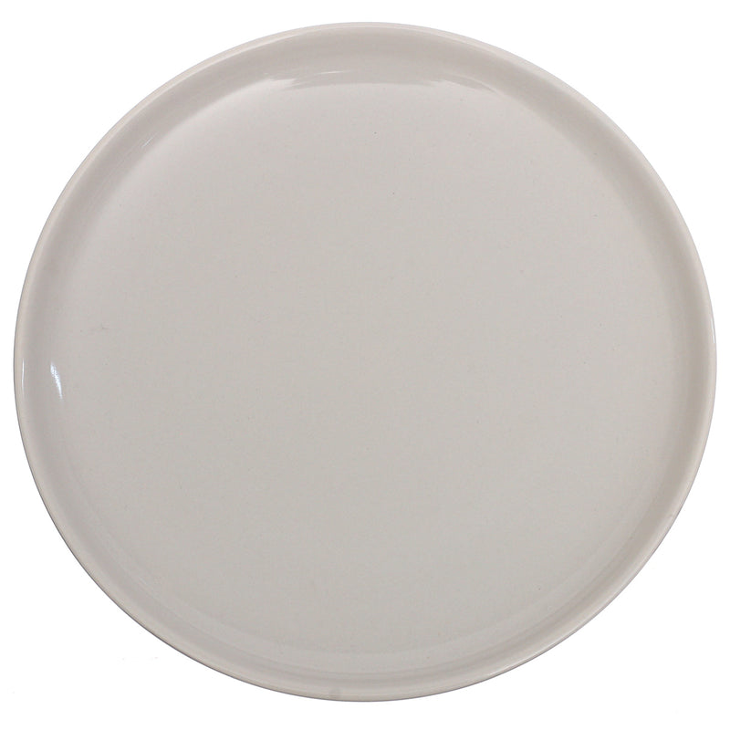 Light Grey & Grey Ceramic Quarter Plate 7.5 Inch – Minimalist Two-Tone Side Plate - Habitt