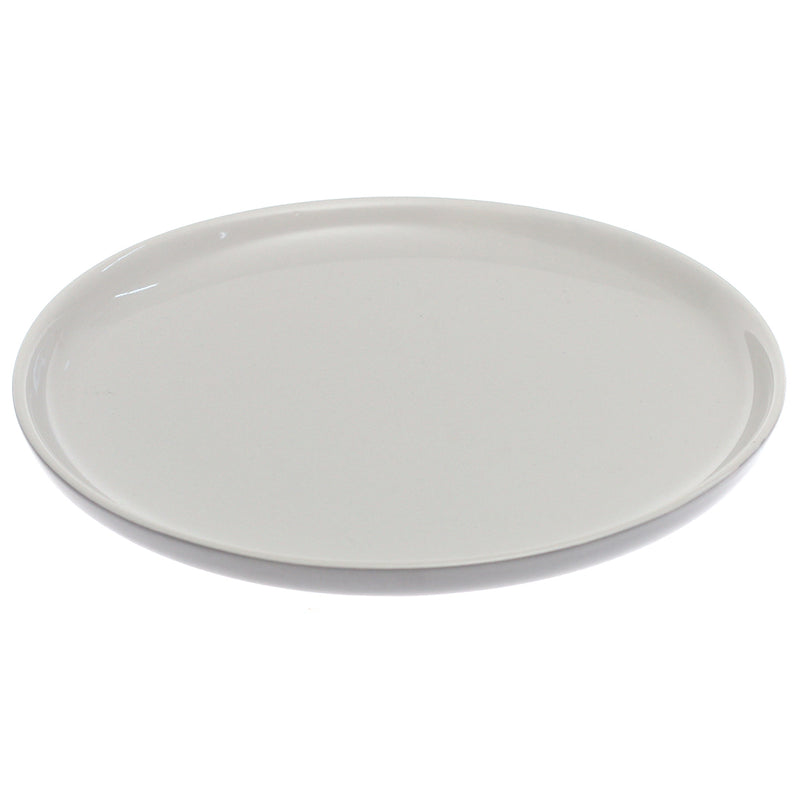 Light Grey & Grey Ceramic Quarter Plate 7.5 Inch – Minimalist Two-Tone Side Plate - Habitt