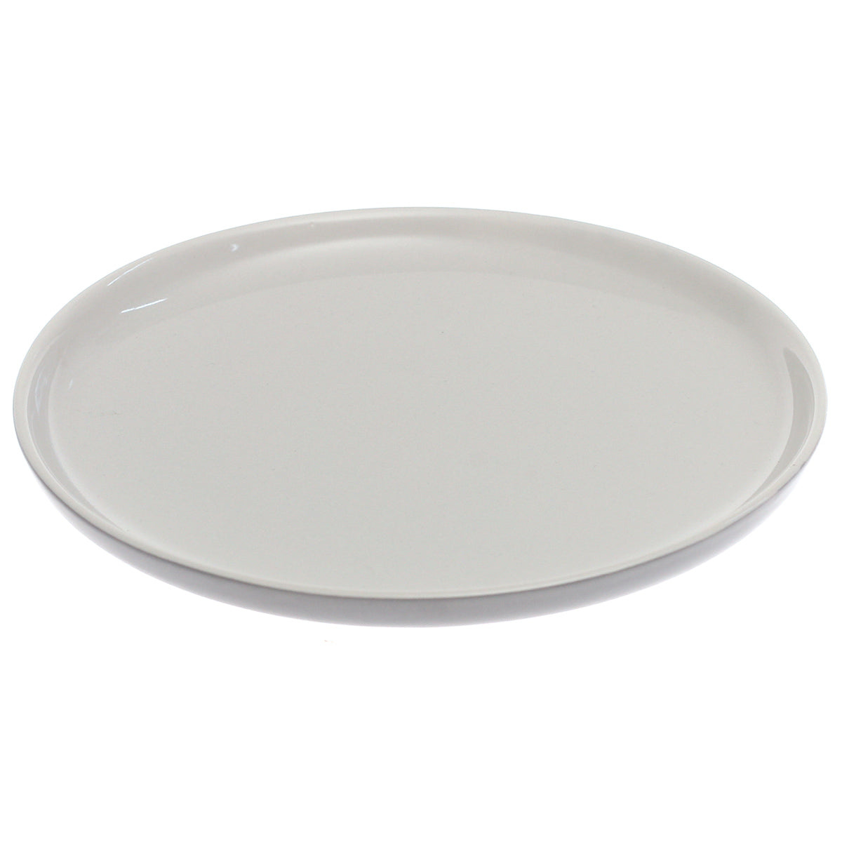 Light Grey & Grey Ceramic Quarter Plate 7.5 Inch – Minimalist Two-Tone Side Plate