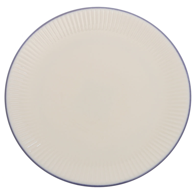 Quarter Plate – White Ceramic Plate | 8 Inch - Habitt