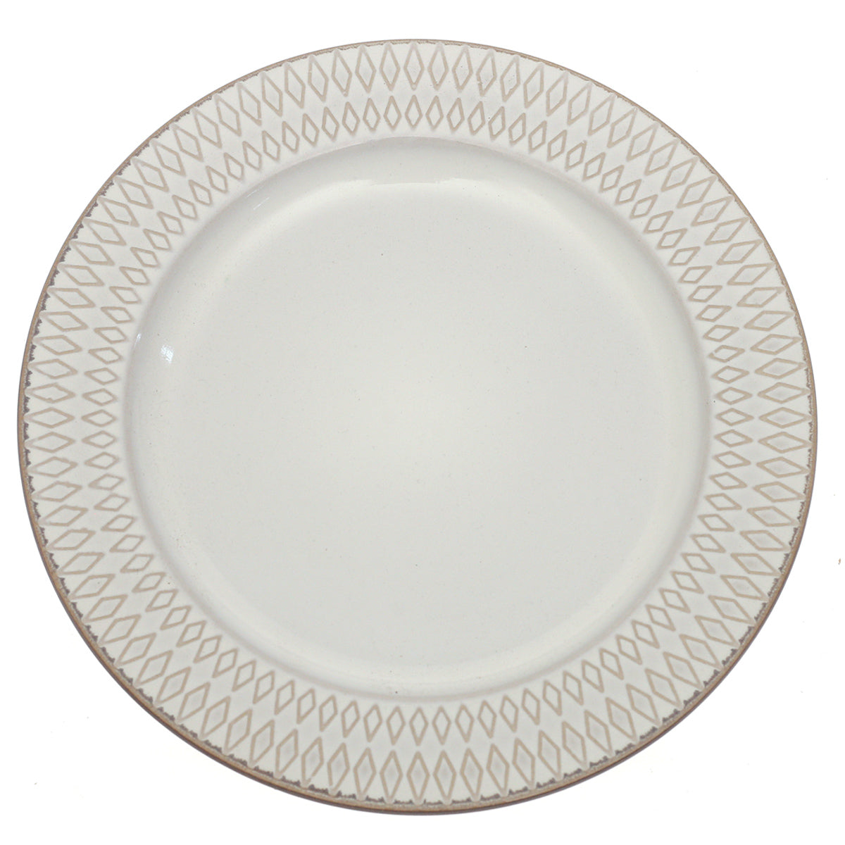 White Ceramic Quarter Plate 8 Inch