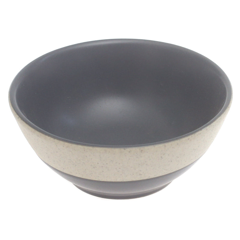 Grey Ceramic Sauce Dish 3.5 Inch – Two-Tone Modern Dipping Bowl - Habitt