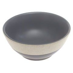 Grey Ceramic Sauce Dish 3.5 Inch – Two-Tone Modern Dipping Bowl