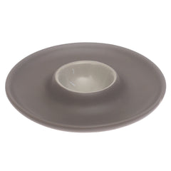 Sauce Dish Light Grey 5 Inch