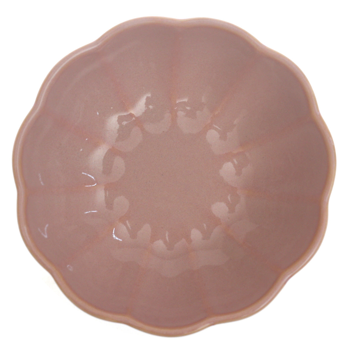Pink Ceramic Flower-Shaped Sauce Dish 4.5 Inch – Elegant Dip & Condiment Bowl