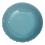 Aqua Ceramic Serving Bowl – 9 Inch Glossy Everyday Serving Bowl - Habitt