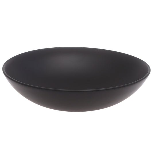 Serving Bowl Black 9 Inch – Modern Ceramic Salad & Serving Bowl