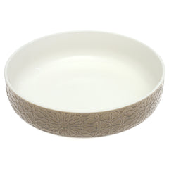 Green Ceramic Serving Bowl – 10.5 Inch Textured Large Serving Bowl