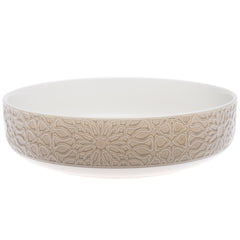 Green Ceramic Serving Bowl – 10.5 Inch Textured Large Serving Bowl