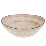 Serving Bowl Pink 9 Inch – Rustic Ceramic Serving & Salad Bowl - Habitt