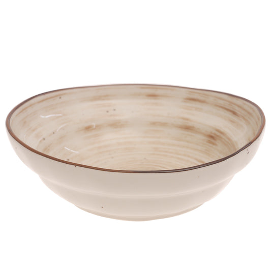 Serving Bowl Pink 9 Inch – Rustic Ceramic Serving & Salad Bowl