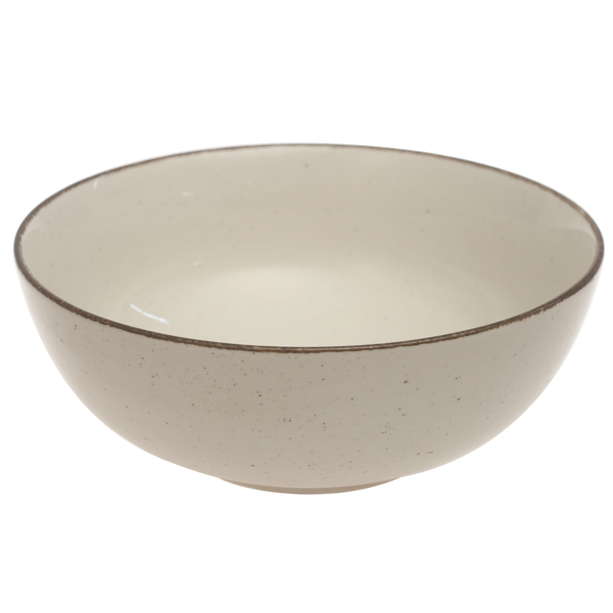 White Ceramic Serving Bowl 10 Inch – Classic Glazed Large Serving Dish