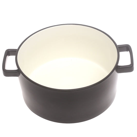 Serving Casserole Black 9 Inch – Ceramic Casserole with Handles