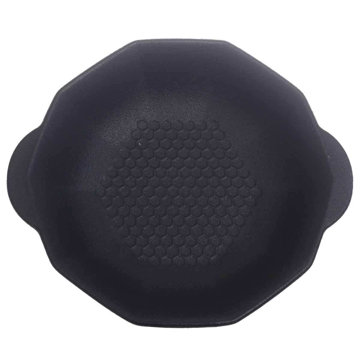 Black Ceramic Serving Dish – 9 Inch Modern Textured Serving Plate - Habitt