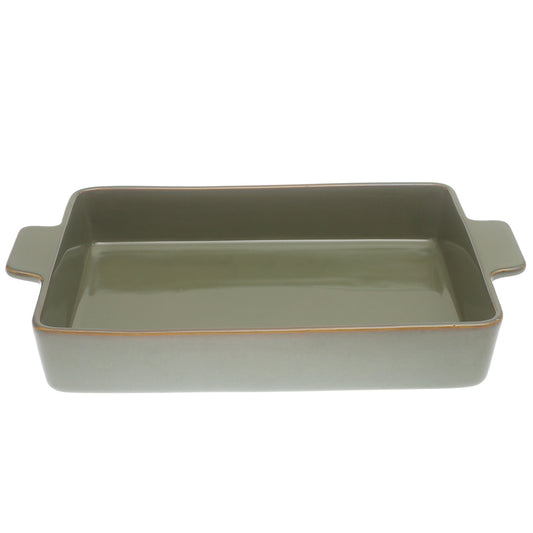 Serving Dish Green 9.5 × 13 Inch – Large Rectangular Ceramic Serving & Baking Dish