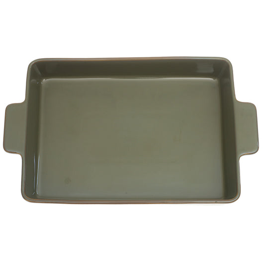 Serving Dish Green 9.5 × 13 Inch – Large Rectangular Ceramic Serving & Baking Dish
