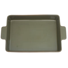 Serving Dish Green 9.5 × 13 Inch – Large Rectangular Ceramic Serving & Baking Dish