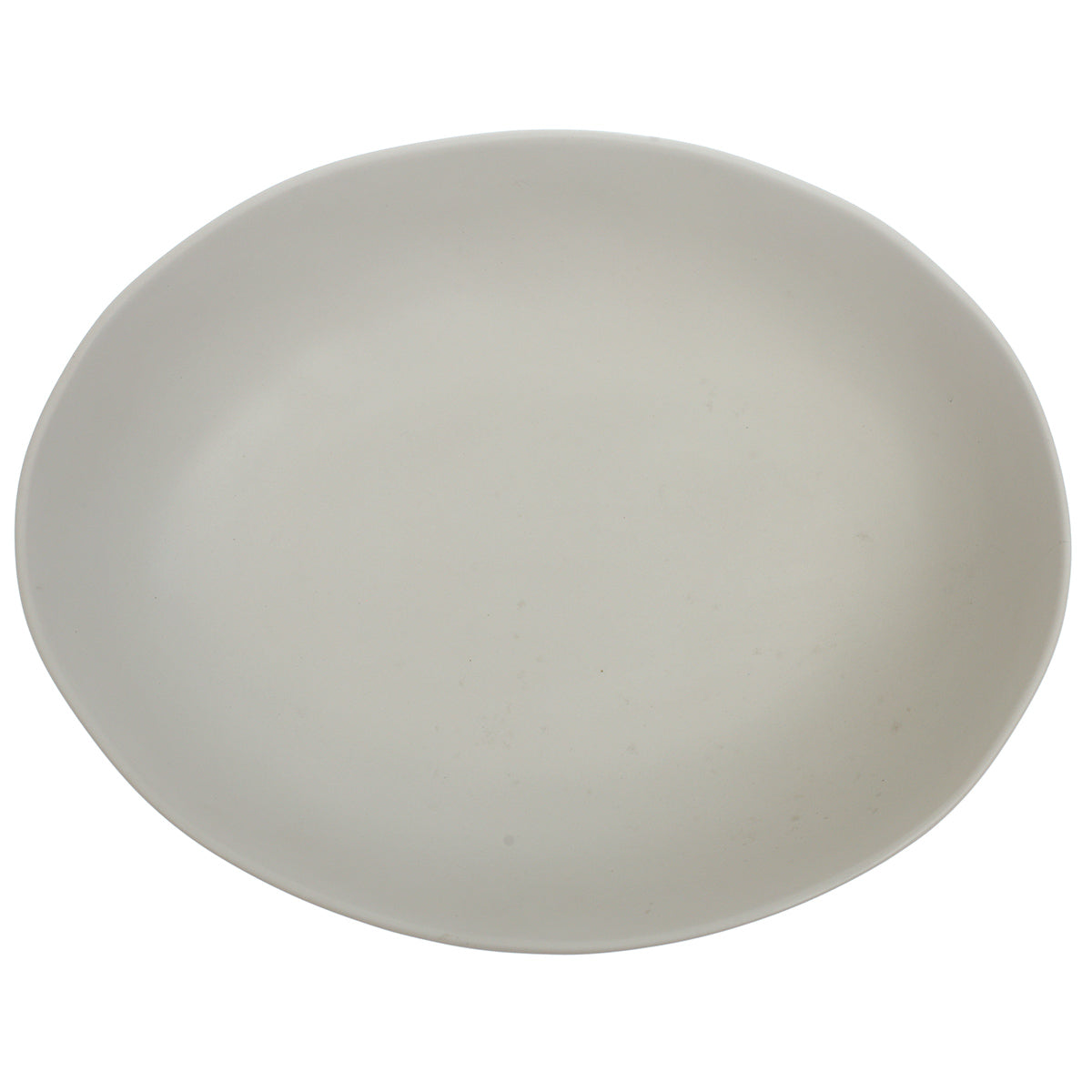 White Ceramic Oval Serving Dish 8.5 x 11 Inch – Minimalist Glazed Platter