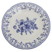 Blue & White Floral Side Plate 6 Inch – Classic Ceramic Dessert & Snack Plate - Habitt