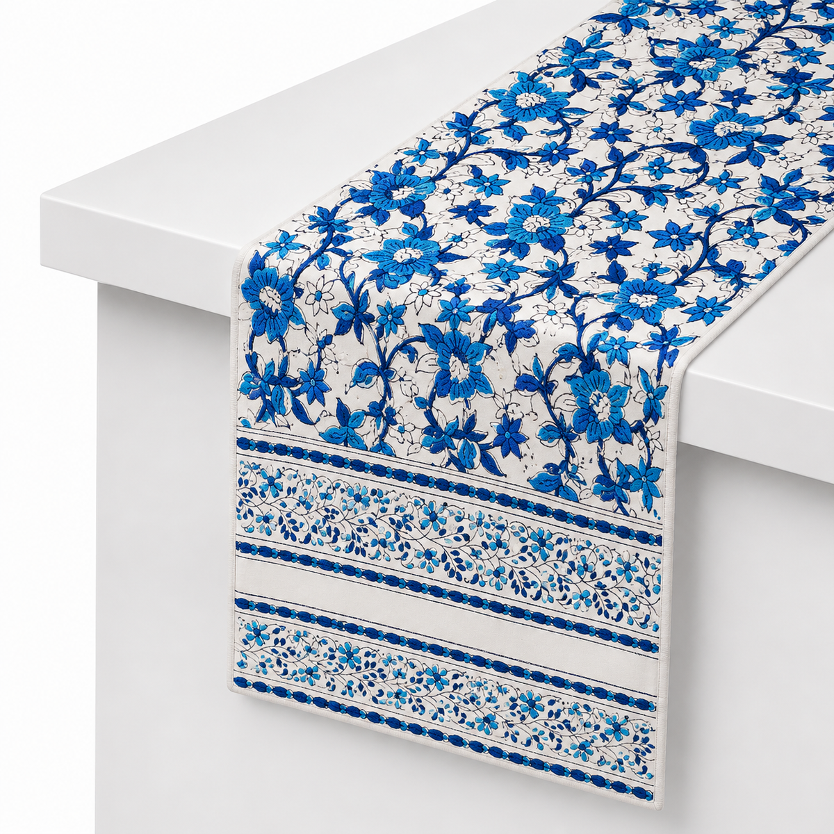 Floral Jaal Table Runner – 14 x 72 Inches