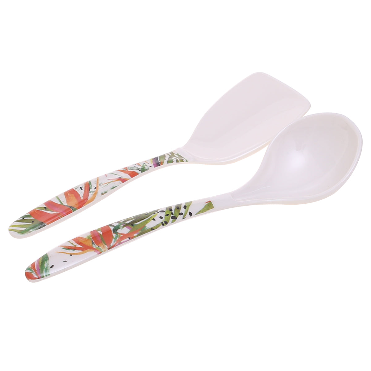 Coral Palm Dinner Set – Tropical Ceramic Tableware Collection (6 Person 30 Pcs / 8 Person 43 Pcs) - Habitt