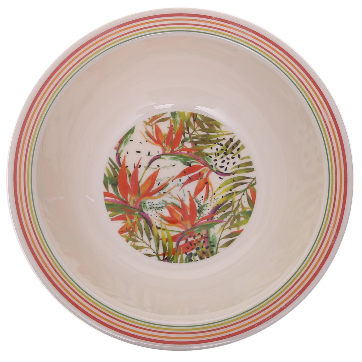 Coral Palm Dinner Set – Tropical Ceramic Tableware Collection (6 Person 30 Pcs / 8 Person 43 Pcs) - Habitt