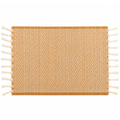 Bamboo Single Placemat – Brown 13 x 19 Inch