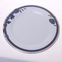 Elegant  Dark Blue Floral Dinner Set – Premium Porcelain Tableware Collection - Habitt