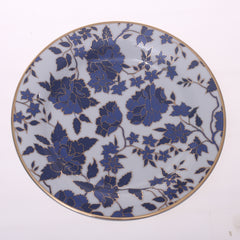 Elegant  Dark Blue Floral Dinner Set – Premium Porcelain Tableware Collection - Habitt