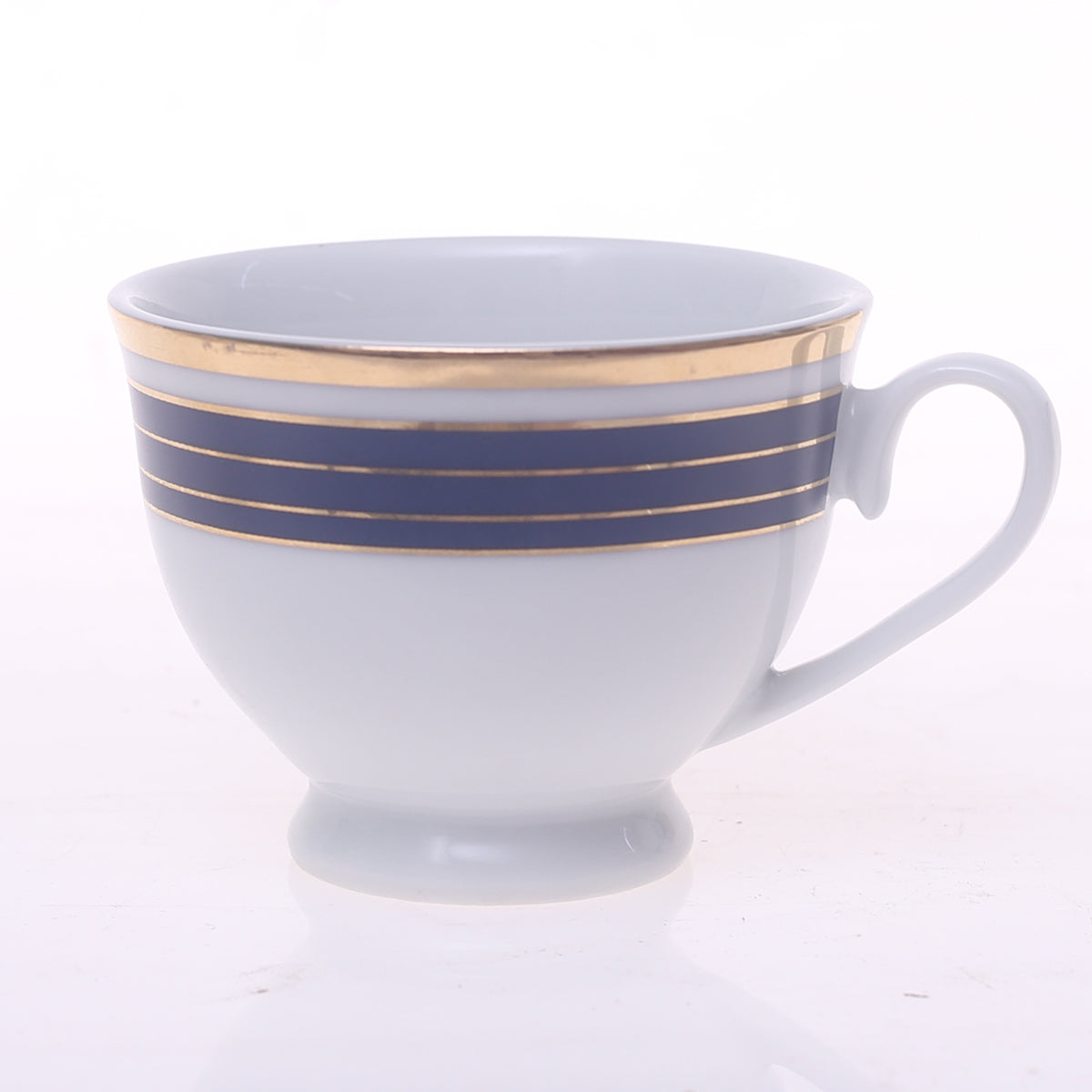 Elegant  Dark Blue Floral Dinner Set – Premium Porcelain Tableware Collection - Habitt