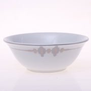 Elegant Silver Chevron Dinner Set – Luxury Porcelain Tableware Collection - Habitt