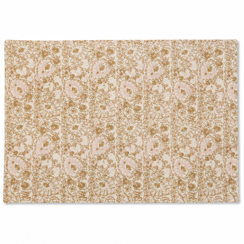 Ecru Jaal Placemat – Silk Screen Print 13 x 19 Inch