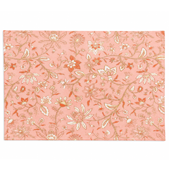 Mughal Pink Placemat – Multi Row Silk Screen Print 13 x 19 Inch
