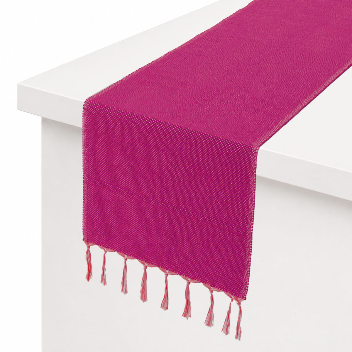 Purple Texture Woven Table Runner – 14 x 45 Inches