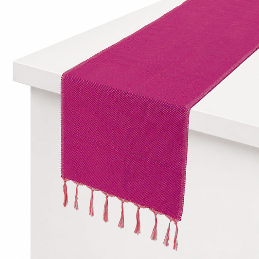 Purple Texture Woven Table Runner – 14 x 45 Inches