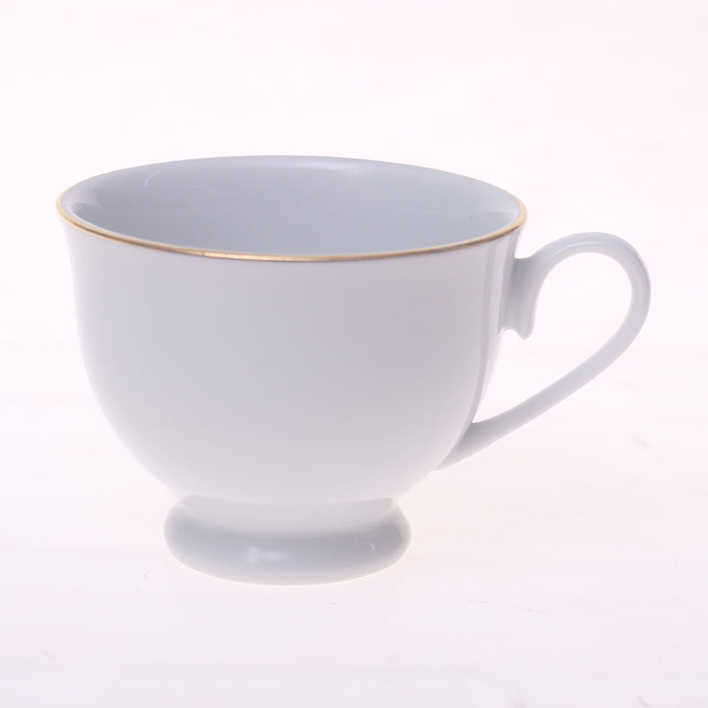 Classic  Gold Line CN Dinner Set – Elegant White Porcelain Tableware - Habitt
