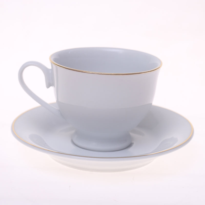 Classic  Gold Line CN Dinner Set – Elegant White Porcelain Tableware - Habitt