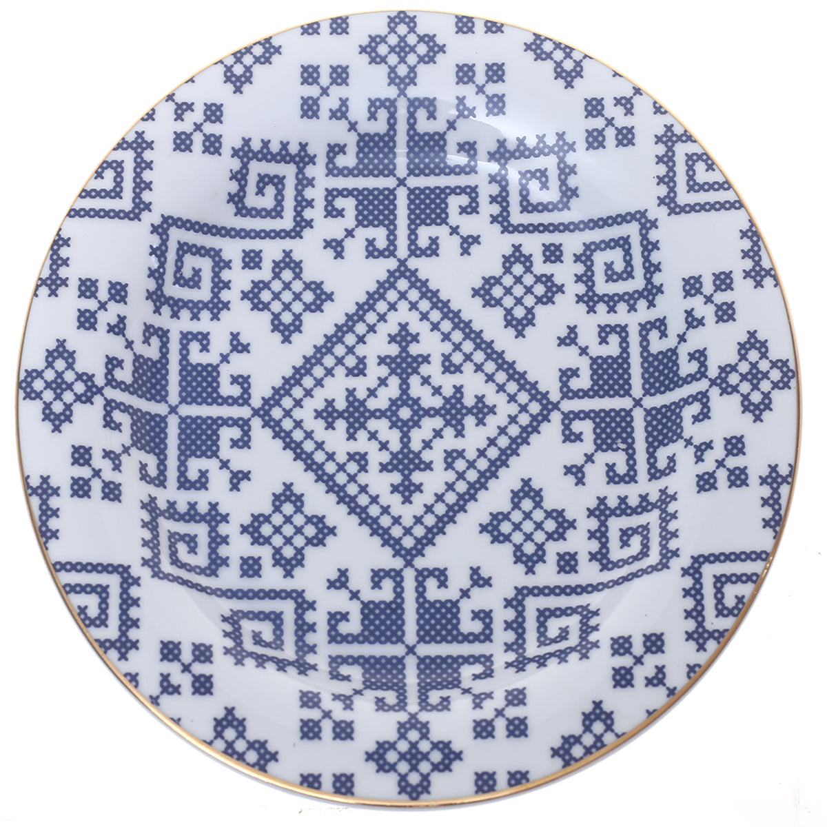 Premium Blue Sapphire Dinner Set – Elegant Porcelain Tableware Collection - Habitt