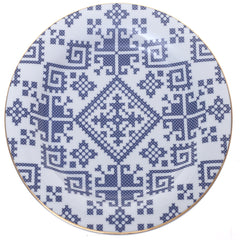 Premium Blue Sapphire Dinner Set – Elegant Porcelain Tableware Collection - Habitt