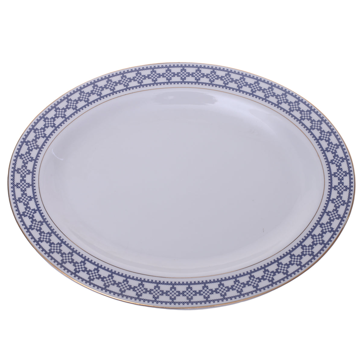 Premium Blue Sapphire Dinner Set – Elegant Porcelain Tableware Collection - Habitt
