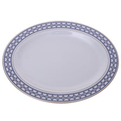 Premium Blue Sapphire Dinner Set – Elegant Porcelain Tableware Collection - Habitt