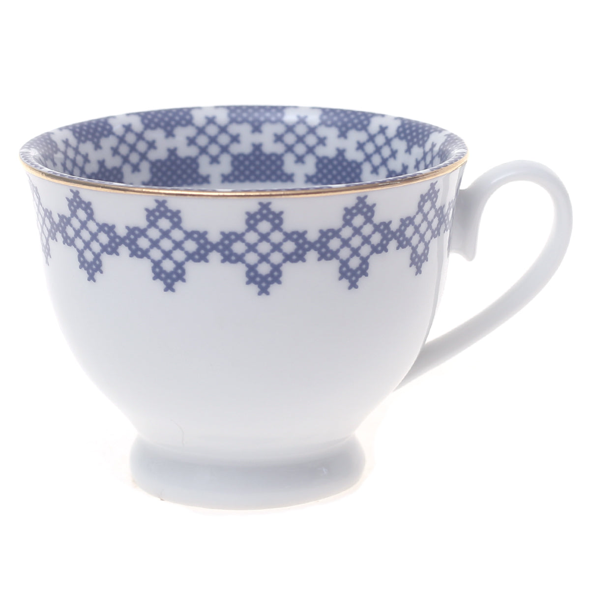 Premium Blue Sapphire Dinner Set – Elegant Porcelain Tableware Collection - Habitt