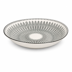 Round Plate – Black & White, Standard