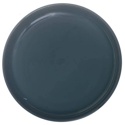 Green Ceramic Dinner Plate – Round Minimalist Serving Plate - Habitt