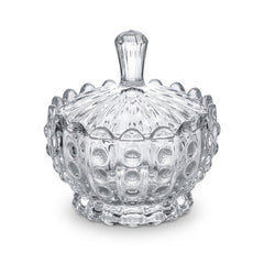 Glass Candy Pot – Bubble Dot Design | 102 MM