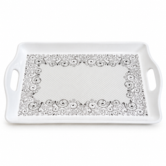 SKY NF Medium Serving Tray Assorted | Printed Tray with Handles