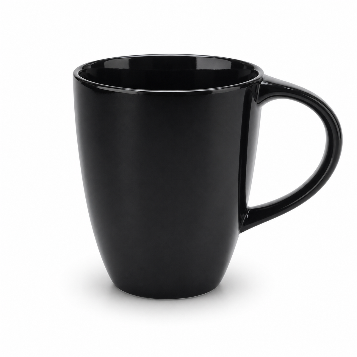 Black Ceramic Mug – Premium Coffee & Tea Mug | Glossy Finish