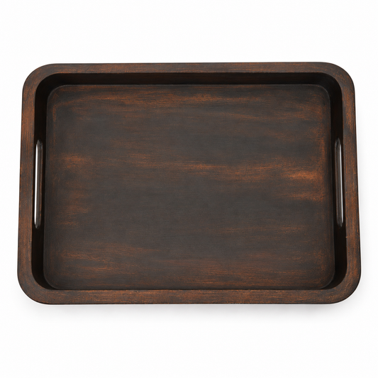 Wooden Tray Mango Wood 13x10.5 Inch