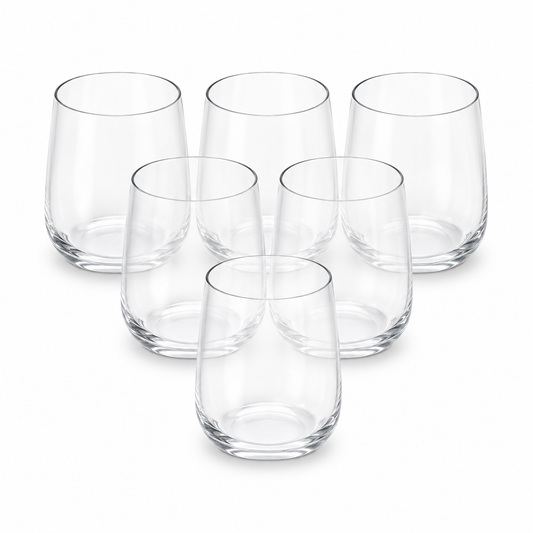 6 Pcs Clear Glass Set – 420ml